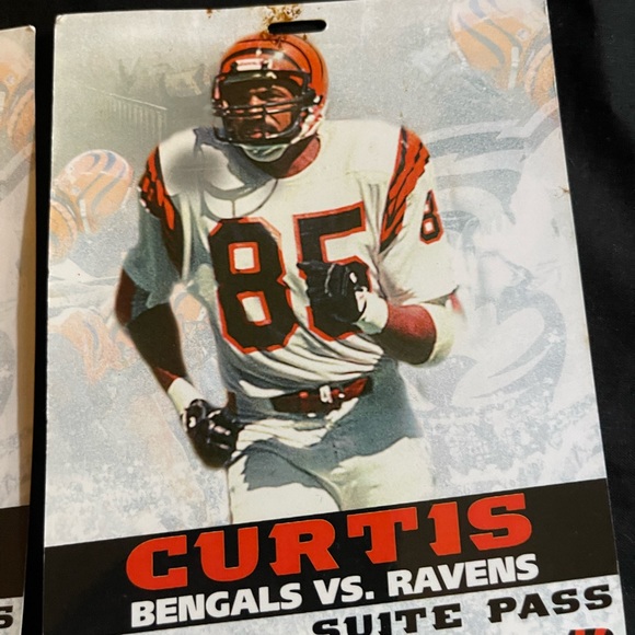 Collection of CINCINNATI BENGALS (SUITE PASSES! Memorabilia!! BENGALS HISTORY - Picture 8 of 9